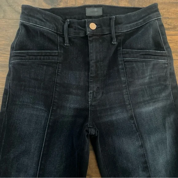 MOTHER Dark Blue Flare Jeans The Slant Drama 29 - Picture 2 of 11